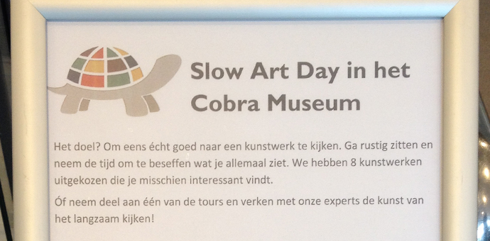 Slow Art Day in Cobra Museum 2