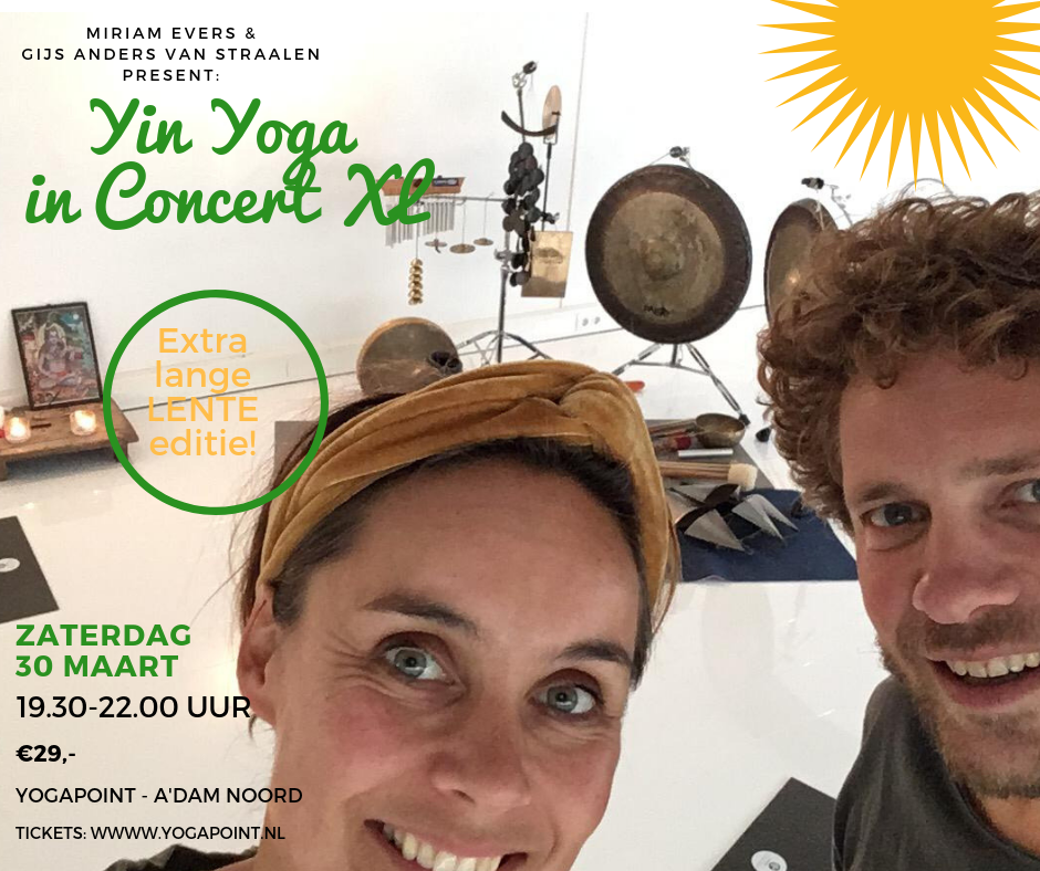 Yin Yoga in concert - de XL lente-editie (30 maart)