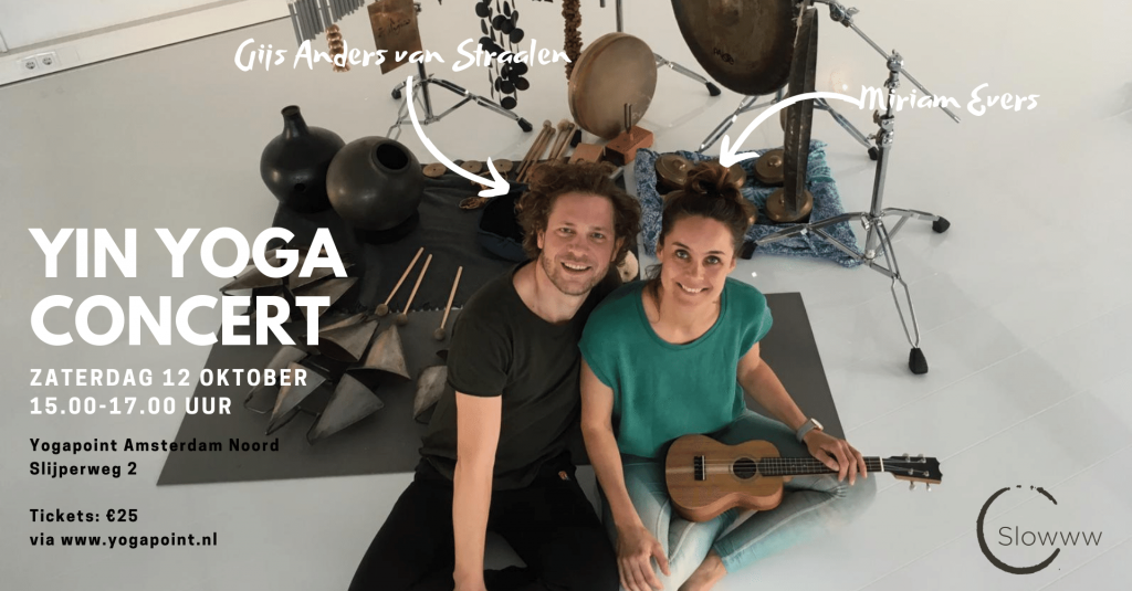 Yin Yoga Concert 12 oktober